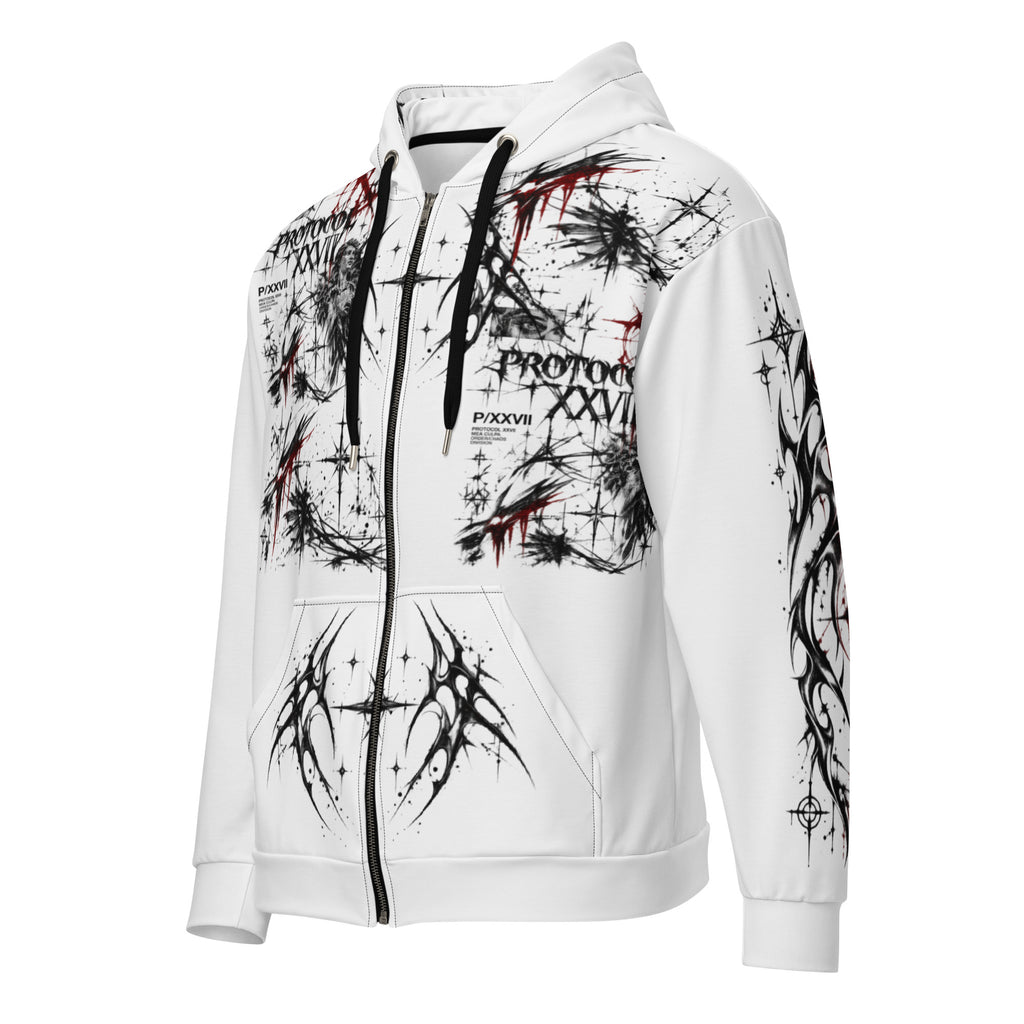 PROTOCOL XXVII ISSUE 012 — Recycled Zip Hoodie, product view 4