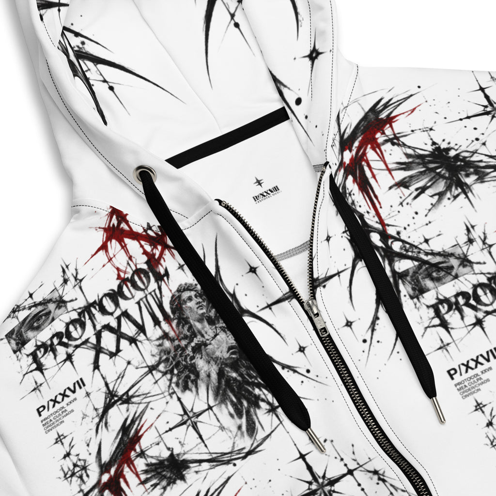 PROTOCOL XXVII ISSUE 012 — Recycled Zip Hoodie, product view 3